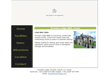 Tablet Screenshot of drumbolodge.com